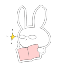 A rabbit and owner sticker #3346893