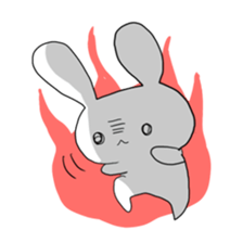 A rabbit and owner sticker #3346894