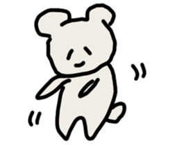 True intention bear sticker #3347294