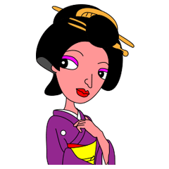 Kazuyo's kimono beauty.