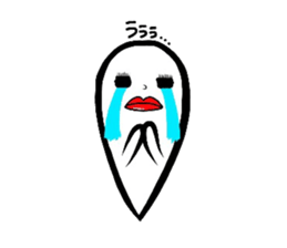 lips big ghost sticker #3347740