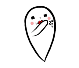 lips big ghost sticker #3347742