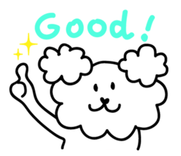 positive dog sticker #3348106