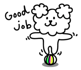 positive dog sticker #3348111