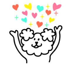 positive dog sticker #3348112