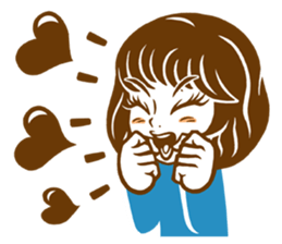 "Normal Girl's Life" sticker #3348903