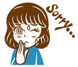 "Normal Girl's Life" sticker #3348904