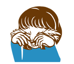 "Normal Girl's Life" sticker #3348926