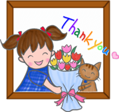 cat and girl part 3 sticker #3349314