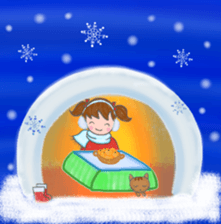 cat and girl part 3 sticker #3349317