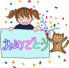 cat and girl part 3 sticker #3349322