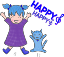 cat and girl part 3 sticker #3349327