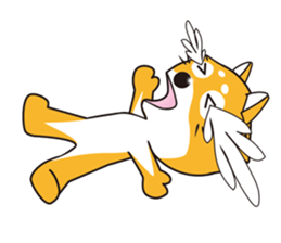 Mameshiba Sticker Gon Samurai sticker #3349844