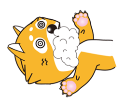 Mameshiba Sticker Gon Samurai sticker #3349872