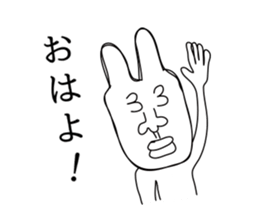 Disgusting Rabbit sticker #3350210