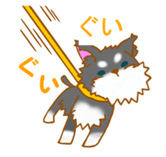 the dog which sperk Kansai dialect sticker #3350263