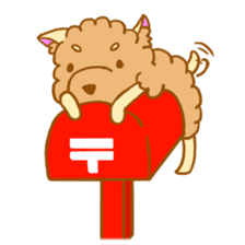 the dog which sperk Kansai dialect sticker #3350268