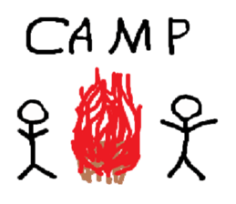 Hyper stick man sticker sticker #3350734