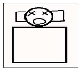 Hyper stick man sticker sticker #3350738