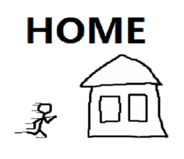 Hyper stick man sticker sticker #3350747