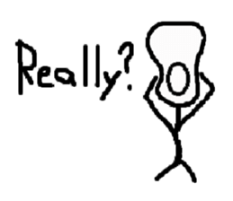 Hyper stick man sticker sticker #3350758