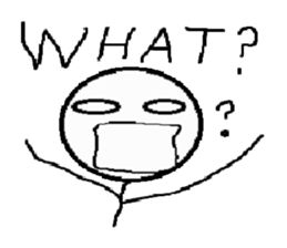 Hyper stick man sticker sticker #3350764