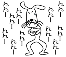 Too noisy rabbit sticker #3351135