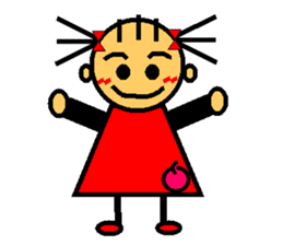 Ringo-chan loves an apple! 1 sticker #3351731