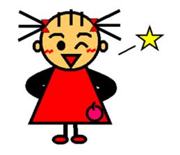 Ringo-chan loves an apple! 1 sticker #3351733