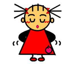 Ringo-chan loves an apple! 1 sticker #3351734