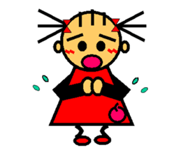 Ringo-chan loves an apple! 1 sticker #3351739