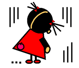 Ringo-chan loves an apple! 1 sticker #3351741