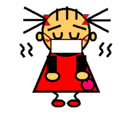 Ringo-chan loves an apple! 1 sticker #3351742