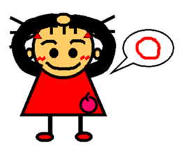 Ringo-chan loves an apple! 1 sticker #3351748