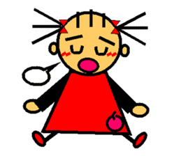 Ringo-chan loves an apple! 1 sticker #3351750