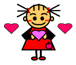 Ringo-chan loves an apple! 1 sticker #3351753