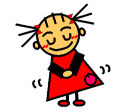 Ringo-chan loves an apple! 1 sticker #3351755