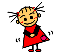 Ringo-chan loves an apple! 1 sticker #3351756