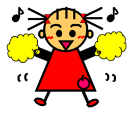 Ringo-chan loves an apple! 1 sticker #3351758