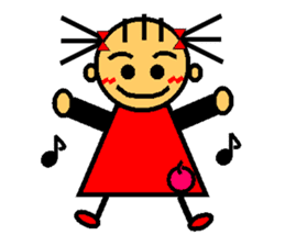 Ringo-chan loves an apple! 1 sticker #3351762