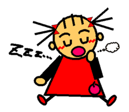 Ringo-chan loves an apple! 1 sticker #3351764