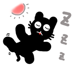 It is a sticker of cute cat. sticker #3351811