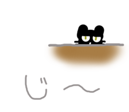 It is a sticker of cute cat. sticker #3351829