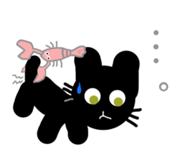 It is a sticker of cute cat. sticker #3351847