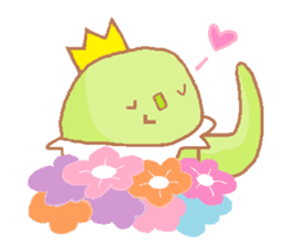 Iguana prince sticker #3351898