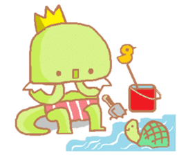 Iguana prince sticker #3351909