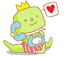 Iguana prince sticker #3351914