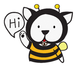 DOGGY BEE sticker #3352466