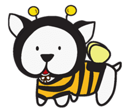 DOGGY BEE sticker #3352475