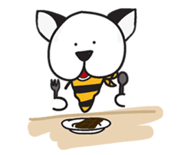 DOGGY BEE sticker #3352486